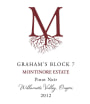 Montinore Estate Graham's Block 7 Pinot Noir 2012 Front Label
