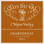 Clos du Val Carneros Estate Chardonnay 2013 Front Label