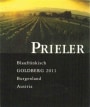 Prieler Goldberg Blaufrankisch 2011 Front Label