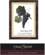 Chateau Ste. Michelle Cold Creek Vineyard Merlot 1998 Front Label