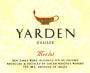 Yarden Merlot (OK Kosher) 1997 Front Label
