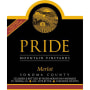 Pride Mountain Vineyards Vintner Select Merlot 2002 Front Label