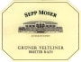 Weingut Sepp Moser Breiter Rain Gruner Veltliner 2015 Front Label