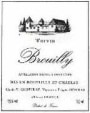 Chateau Thivin Cote de Brouilly 1999 Front Label