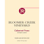 Bloomer Creek Vintners Select Cabernet Franc 2012 Front Label