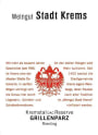 Stadt Krems Grillenparz Reserve Erste OTW Lage Riesling 2012 Front Label