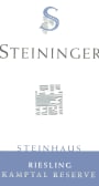 Weingut Steininger Steinhaus Reserve Riesling 2012 Front Label