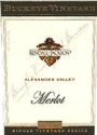 Kendall-Jackson Buckeye Vineyard Merlot 1995 Front Label