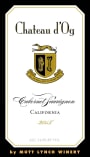 Mutt Lynch Chateau d'Og Cabernet Sauvignon 2015 Front Label