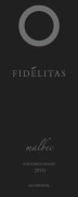 Fidelitas Malbec 2010 Front Label