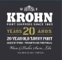 Wiese & Krohn 20 Year Old Tawny Port 2013 Front Label
