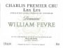 William Fevre Chablis Les Lys Premier Cru 2014 Front Label