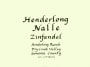 Nalle Henderlong Ranch Zinfandel 2013 Front Label