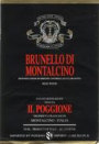 Il Poggione Brunello di Montalcino 1995 Front Label