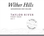 Wither Hills Taylor River Single Vineyard Pinot Noir 2011 Front Label