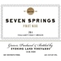 Evening Land Seven Springs Vineyard Pinot Noir 2014 Front Label