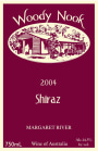 Woody Nook Shiraz 2004 Front Label