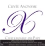 Xavier Vins Chateauneuf-du-Pape Cuvee Anonyme Blanc 2014 Front Label