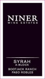 Niner Bootjack Ranch Syrah 2007 Front Label