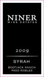 Niner Bootjack Ranch Syrah 2009 Front Label