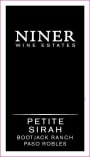 Niner  Bootjack Ranch Petite Sirah 2012 Front Label