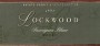 Lockwood Estate Sauvignon Blanc 1998 Front Label