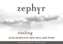 Zephyr Riesling 2010 Front Label