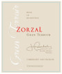 Zorzal Gran Terroir Cabernet Sauvignon 2013 Front Label