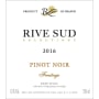 Rive Sud Pinot Noir Rose Fruitage 2016 Front Label