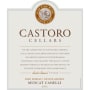 Castoro Cellars Muscat Canelli 2015 Front Label