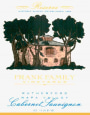 Frank Family Vineyards Reserve Cabernet Sauvignon 2003 Front Label