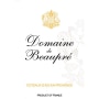 Chateau de Beaupre Coteaux d'aix en Provence Rose 2016 Front Label
