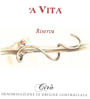 'A Vita Ciro Rosso Classico Superiore Riserva 2008 Front Label