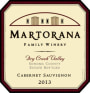 Martorana Family Winery Cabernet Sauvignon 2013 Front Label