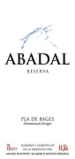 Abadal Reserva 2010 Front Label