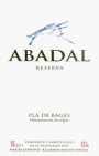 Abadal Reserva 2001 Front Label