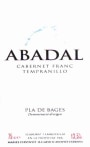Abadal Cabernet Franc Tempranillo 2010 Front Label