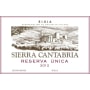 Sierra Cantabria Reserva Unica 2012 Front Label