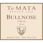 Te Mata Bullnose Syrah 2014 Front Label
