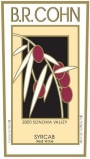 B.R. Cohn SyrCab Red Blend 2003 Front Label