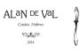 Adega Alan de Val Castes Nobres 2014 Front Label