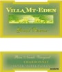Villa Mt. Eden Grand Reserve Chardonnay 1998 Front Label