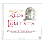 Domaine le Clos des Lumieres Cotes du Rhone Villages 2014 Front Label