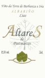 Adega Entre os Rios Barbanza e Iria Altares de Postmarcos Vino de la Tierra Albarino 2012 Front Label