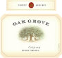 Oak Grove Family Reserve Pinot Grigio 2015 Front Label
