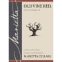 Marietta Cellars Old Vine Red Lot 65 Front Label