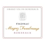 Chateau Magrez Fombrauge Blanc 2014 Front Label