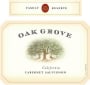 Oak Grove Family Reserve Cabernet Sauvignon 2013 Front Label