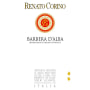 Renato Corino Barbera d'Alba 2015 Front Label