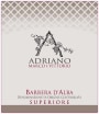 Adriano Marco e Vittorio Barbera d'Alba Superiore 2012 Front Label